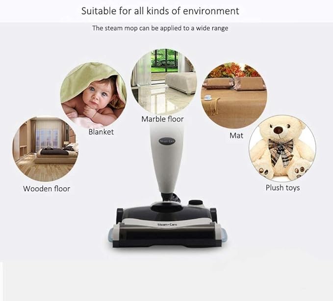 Electric Mop - 3 in 1 Spinner Waxer Quiet Powerful Cleaner Spin &amp Buffer Polisher for Hard Wood Tile Vinyl Marble Laminate Floor