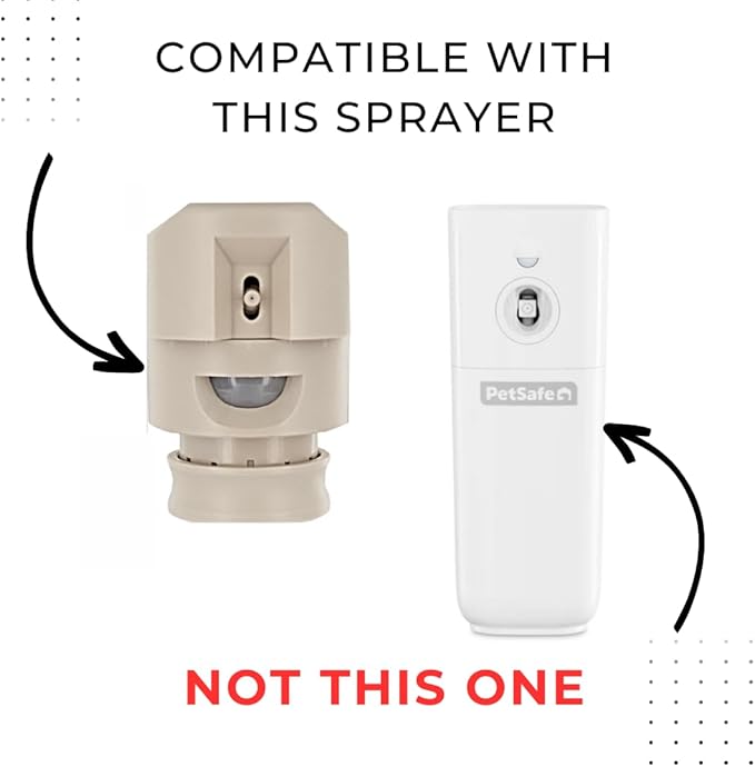 Compatible Refill for PetSafe SSSCat Motion Sensor Device [2 Pack] Gentle Pet Training Aid for Home Boundaries – Non-VOC Family-Safe Spray – Made in The USA. Holds about 75-100 Sprays Per Can