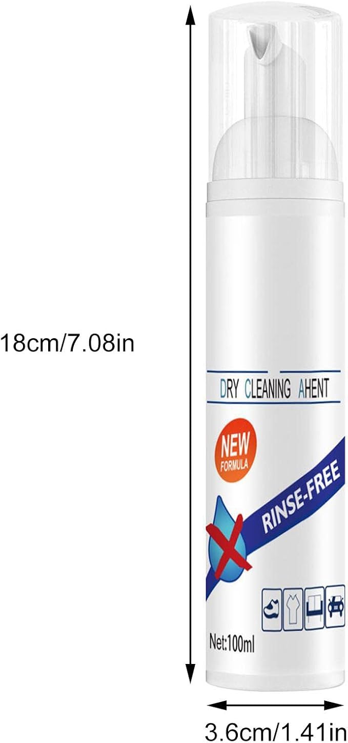 Mattress Stain Remover Extra Strong Stain Eraser Fabric Cleaner Removes Deep Sitting Stains - Dry Wash Spray All Purpose Washing-Up Liquid for Almost All Types of Fabrics