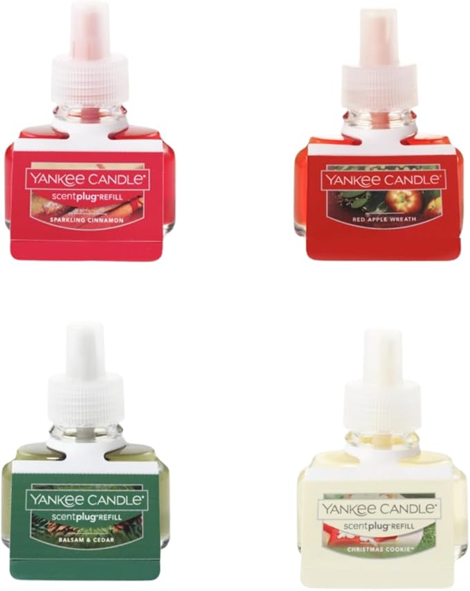 Yankee Candle Electric Plug Refill Scent (Pack of 4 Winter Magic)