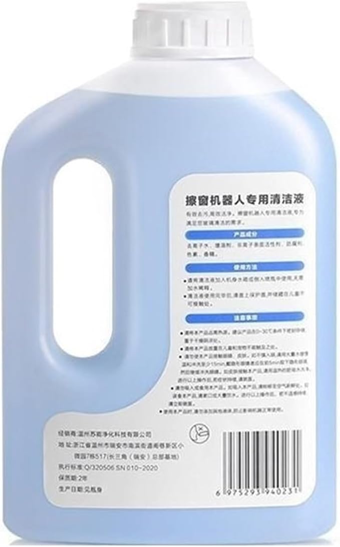 Window Cleaning Robot Cleaning Solution 6-Pack Compatible With Ecovacs Winbot W1/W1SPRO/W2/W2SPRO/W850/836/83S/860/880/855/W930/950