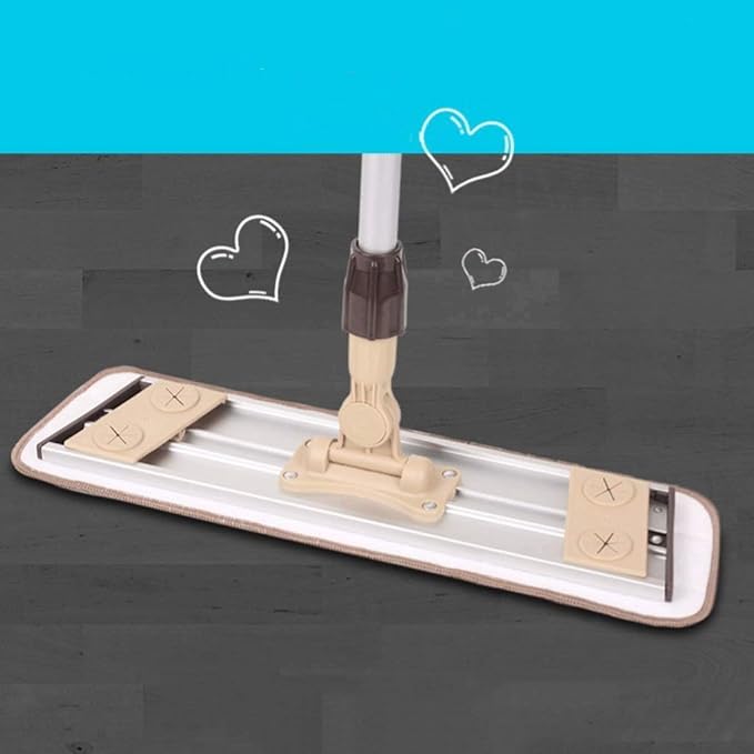 Mop - Professional Microfiber Hardwood Floor Mop Flat Mops Reusable Washable Pads for Home and Office