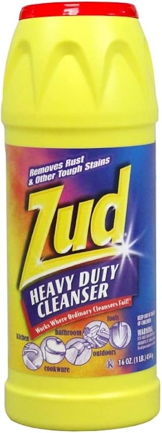Zud Multi Purpose Heavy Duty Stain Cleanser Powder 16oz (Pack of 6) by Zud