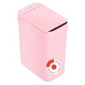iTouchless 3 Gallon Pink Sensor Bathroom Trash Can Waterproof Canister Smart Lid 3.0 Gallon Capacity Plastic Material Pink Color 1 Piece