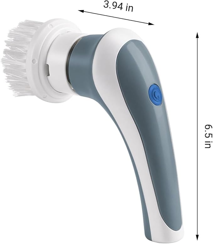 Electric Spin Scrubber Electric Spin Cleaning Tools with 3 Brush Heads - Rechargeable Electric Cleaning Brush - Spin Cleaning Brush Suitable for Bathroom Wall Tiles Floor Bathtub Kitchen