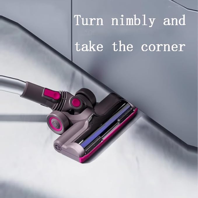 Half Scale Cordless Vacuum Cleaner Lightweight Stick Vacuum with Powerful Suction Runtime Self-Standing Rechargeable Vacuum Cleaners for Home Hardwood Floor Carpet Pet Hair 2500mAh Battery