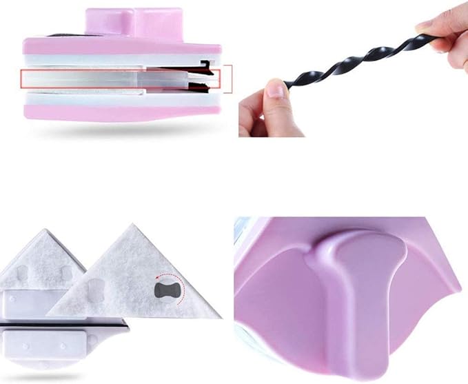 High-rise Glass Cleaner Artifact Household Double-layer Window Scraper Wash
