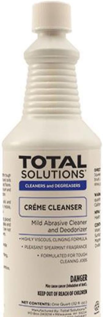 Creme Cleanser- A Mild Abrasive Cleanser with Pleasant Mint Fragrance for Tough Cleaning - 12 Quarts per Case