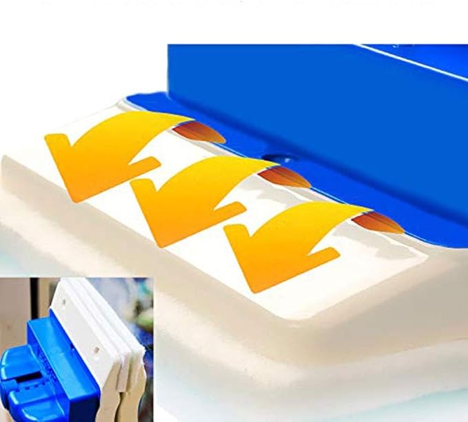 Adjustable Magnetic Double-sided Glass Wiper Double-layer Household Cleaning Tool