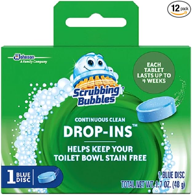 Vanish Scrubbing Bubbles Drop-Ins 1.7 Oz Pack of 12