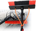 Glass Cleaning Brush Home Water Fed Telescopic Pole Kit Solar Panel Brush Rotating for Photovoltaic PanelSolar Panel Cleaning Brush with Telescopic Pole 3.6-11M Water Fed Rod for Efficient