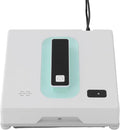 110V Electrical Windows Cleaning Robot Automatic Window Vacuum Cleaner Smart Window Glass Vacuum Cleaner with Remote and APP Control with Dual Water Spray (White + Light Green)