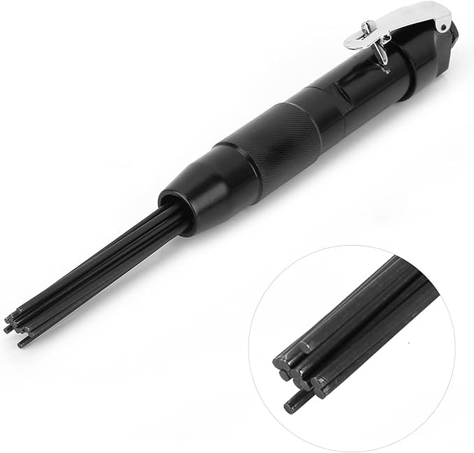 4400 rpm Needle Slag Cleaner Air Pneumatic RustCorrosion Slag Remove Deburring Cleaning Tool Needle Descaler Air Tool