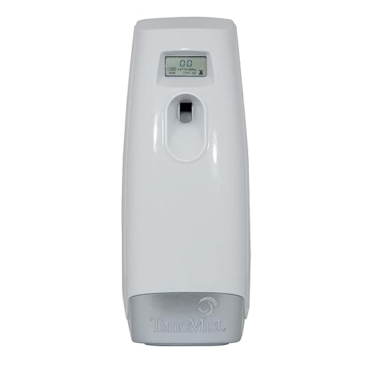 TimeMist 1048502EA Plus Metered Aerosol Fragrance Dispenser 3.4 x 3.4 x 8 1/4 White