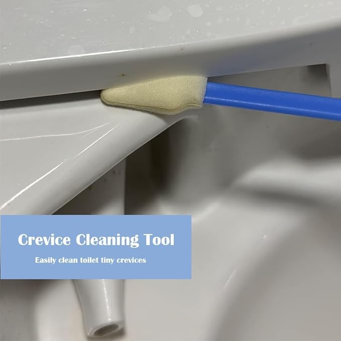 Disposable Crevice Cleaning Brushcar air-Conditioning Vents Brush Window Rails 、Door Rails、Refrigerator Gaps 、Toilet Gaps Brush 200pcs (Dark Blue)