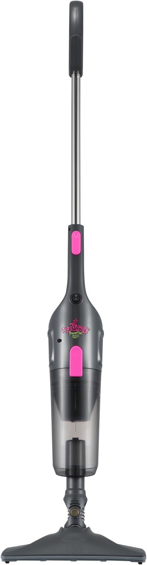 PowerVac 9000 – 2-in-1 Vacuum and Mop Combo High-Suction Corded Cleaner with Dual Filters and Reusable Mop Pads (Hot Pink)