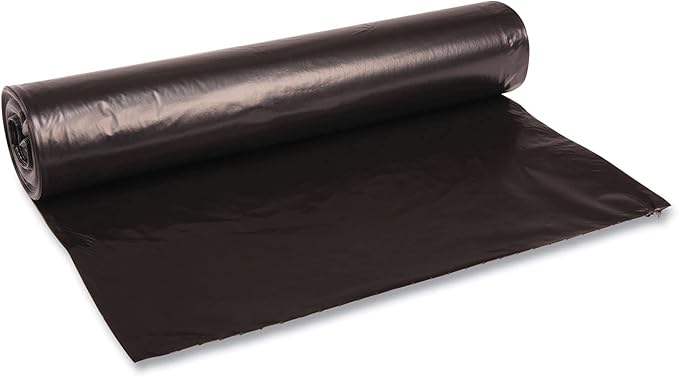 Heavy-Duty Trash Bags | 60 Gallon Black Garbage Bags | 100 Count Bulk Can Liners for Large Trash Cans