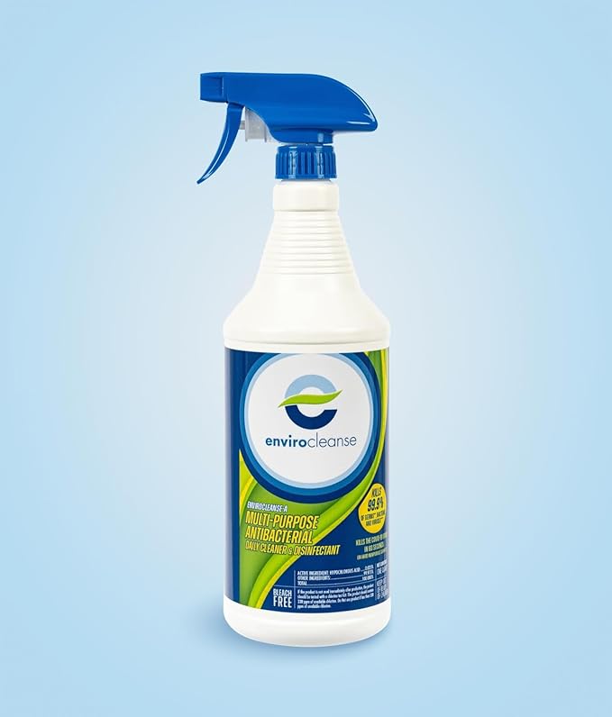 Liquid Disinfectant Box of 12x32oz Bottle Hypochlorous Acid Formula Contains No Bleach or Harsh Chemicals Home Office Doctors Office Kids &amp Pet Safe Use On All Hard Surfaces