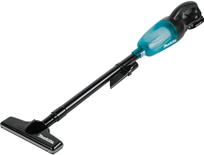 Makita XLC02R1B 18V LXT Lithium-Ion Compact Cordless Vacuum Kit (2.0Ah) Black/Greenish Blue