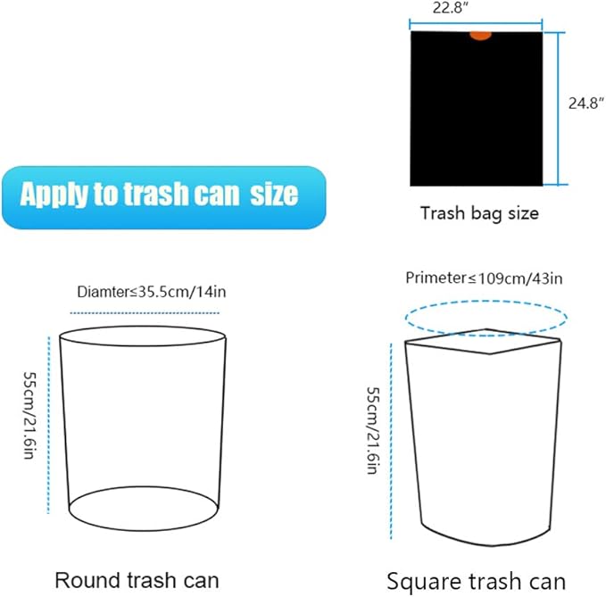 10 Gallon Drawstring Trash Bag Garbage Bag Trash Can Liner0.9 Mil90 Count (Black 10 Gallon)