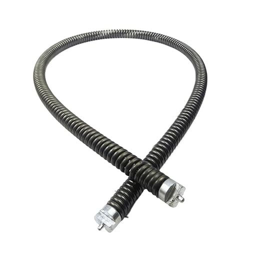 1M Long Pipe Dredging Spring 16mm Out Diameter Kitchen Toilet Drain Brush Cleaning Sewer Dredger Extension Spring with Connector