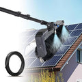 Extendable Window Cleaner Brush Kit with Solar Panel Water Fed Pole for Outdoor Glass Cleaning High Reach Solution