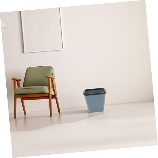 Luxshiny Capacity Trash Can Reinforced Garbage Bin for Home Office and Hotel Use Versatile Wastebasket with Stylish Design for Bedrooms Bathrooms and Kitchens