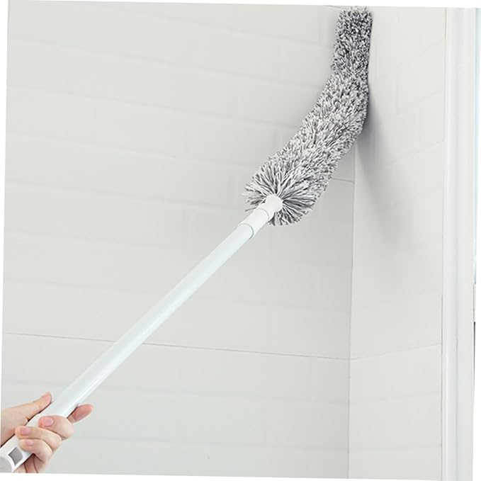 2pcs Telescopic Duster Power Scrubber Dust Mop Ceiling Duster Washable Extendable Duster Handheld Vacuum Cleaning Window Cleaner Duster Refills Duster for Blinds Battery Air Duster/1257