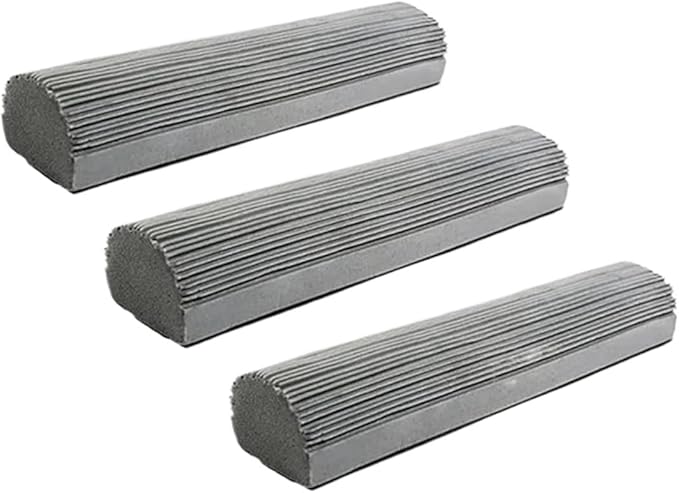 Squeeze Self-draining Collodion Mop Wood Floor Tiles Spin Household Cleaning Tools to Clean Walls and Ceilings(3PCS Sponge Head)