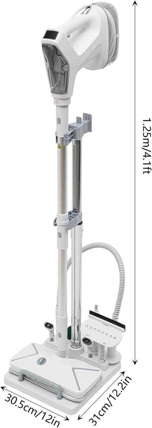 1300W High Temperature Handheld Steam Cleaner with Multi-purpose AccessoriesSteam Mop Cleaner Handheld Steamer for Laminate FloorTilesGroutWindowClothes and Carpets