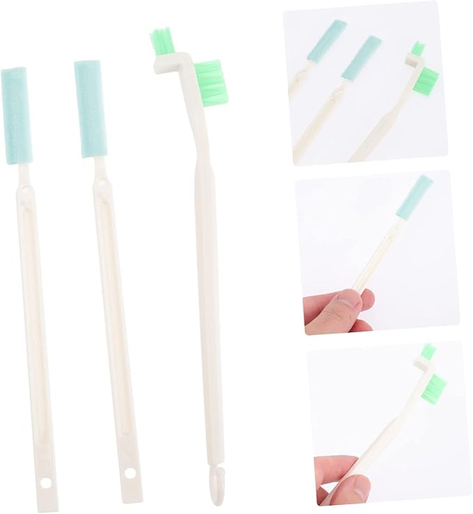 DECHOUS 36pcs Small Groove Cleaning Brush for Deep Detail and Hard Reach Areas Ergonomic Handle for Kitchen Bathroom and Window Cleaning