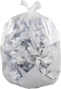 Large Garbage Bags 30 Gallon Clear Trash Bags for Yard Waste 70 Count F