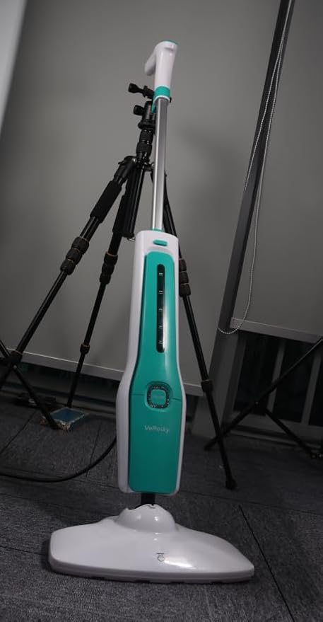 Steam Mop Steamer for Cleaning Hardwood Floor Cleaner for Tile Grout Laminate Ceramic Lightweight Steam Mops Machine with 3 Steam Levels