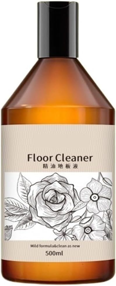 500ml Concentrated Floor Cleaning Solution Quick-Drying Formula for Tile &amp Hardwood Floors Spot-Free Mopping Liquid Compatible with Robot Mops and Spray(1pcs)