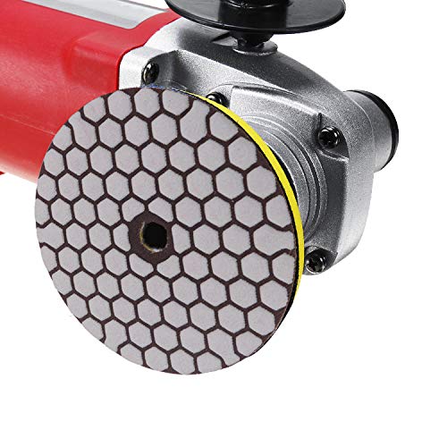 5 Marble Polish pad Tile Bathroom Scrubber scrubbing Cleaning pad 22+1 for Granite Quartzite Concrete Travertine Polisher Grinder