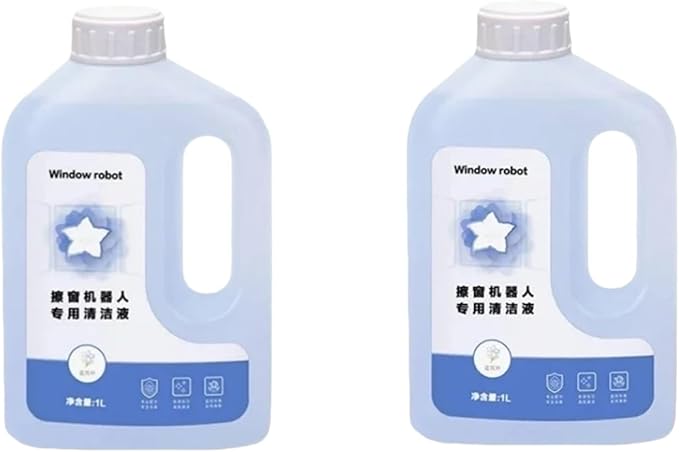 Glass Cleaning Agent Compatible with Ecovacs W1Pro W1S Pro W2 4L Window Cleaning Liquid Wiping Robot
