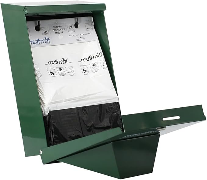Mutt Mitt® 2-Ply Dog Waste Bags with Thick 2 Mil Mitten - 800 Dog Waste Bags on 8 Station Headers - No more yuck or warm handshake