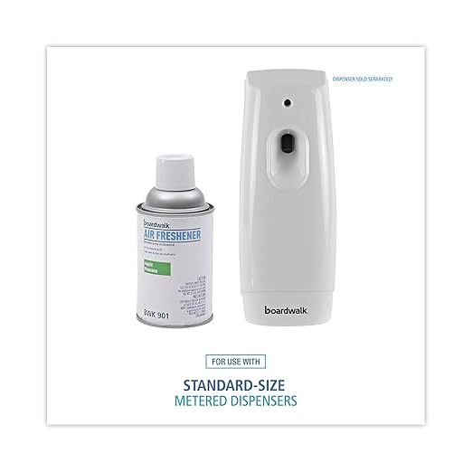 Boardwalk Metered Air Freshener Refill 12-Pack 7 oz Aerosol Spray Apple Harvest Scent Fits Most Standard Dispensers Lasts For 30 Days