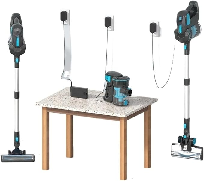 Compatible with INSE V770 20KPa Stick Cordless Vacuum Cleaner Up to 45min Runtime 6-in-1 Cordless Design Handheld Vacuum Cleaners Home Appliance(V770 Blue)
