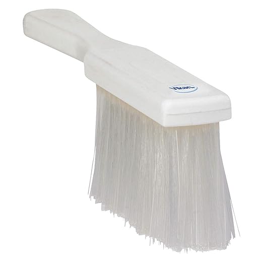 Vikan 45585 Fine Sweep Bench Brush Polypropylene Polyester Bristle 10 White