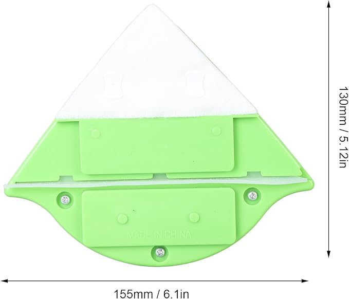 Window Double Side Wiper Plastic Ergonomic Handle Magnetic Glass Cleaning Wiper for High Rise Residential (20-30mm)