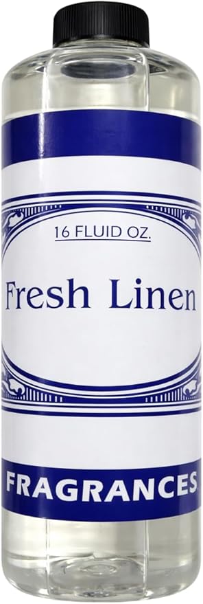 Vacuum Fragrance 16 fl oz – Water-Based Air Freshener Oil Compatible with Rainbow RainMate Sirena &amp Hyla (Fresh Linen)