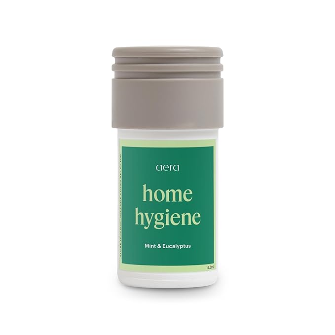 Aera Mini Home Hygiene Mint and Eucalyptus - Essential Oil for Home - Relaxing Fragrance - Notes of Orange Peel Spearmint and Eucalyptus - Scent Refill - Capsule Size Works with Mini Diffuser