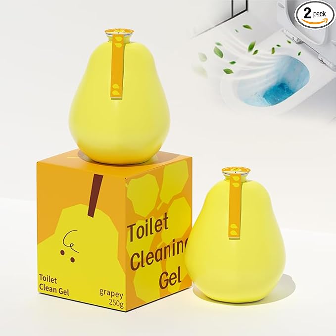 Toilet Cleaner Household Cleaning Solution Natural &amp Long Lasting Chemical Free Bathroom Cleaning Product for Hard Water Stains &amp Rings Drop In Tank System 2 Count
