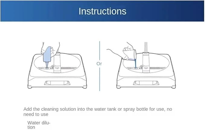 Window Cleaning Robot Cleaning Solution Compatible with ECOVACS W1S W1 PRO W2 PRO