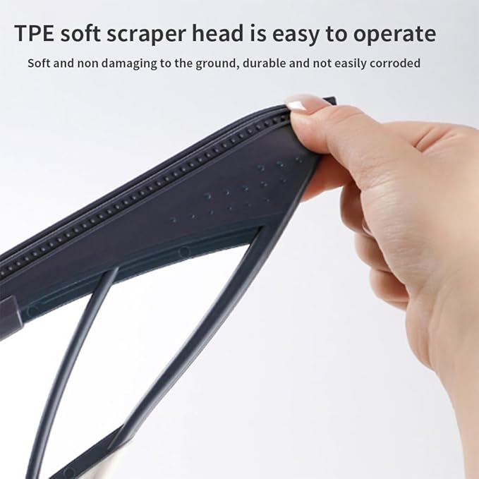 Magic Silicone Floor Broom Dual Use for Wiping and Mopping Non Stick to Hair Three in One Household Silicone Multifunctional Broom EET Floor Cleaner Tool for Home and Bathroom