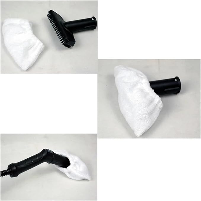 Compatible For Karcher SC1 SC2 SC3 SC4 SC5 CTK10 CTK20 Steam Cleaner Brush Head Mop Cloth Replacement Accessories Pad Cloths Spare Parts(10 pcs)