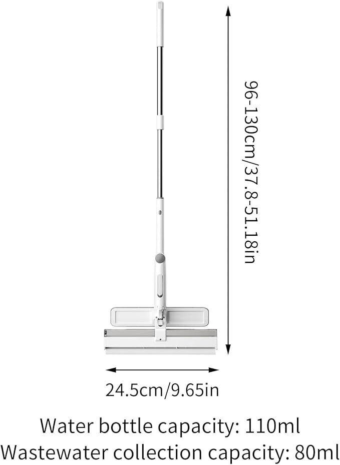 Sobresco Window &amp Glass Cleaning Glass Wiper for Window | Outstanding Multi-Use with Extension RodBathroom Accessories Professional Scrubber with Water Bottle
