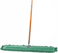 36 Inch Green Commercial Dust Mop &amp Floor Sweeper – Wood Handle Floor Mop for Tile Hardwood &amp Concrete