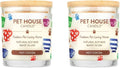Pet House Pet Odor Candle Plant Based Hot Chocolate Candle Clean Burning Long Lasting for Home Hot Cocoa 2 Pack